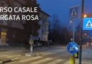 Finalmente è stato completato l’intervento su due passaggi pedonali in corso Casale a Borgata Rosa, i lavori iniziati a fine luglio, sono stati completati  con la segnaletica luminosa.